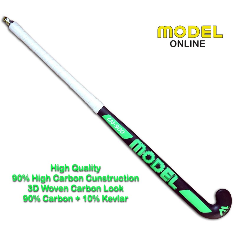 Model CN-900 Field Hockey Stick Outdoor Low Bow Profile 90% 3D Carbon Fiber 
