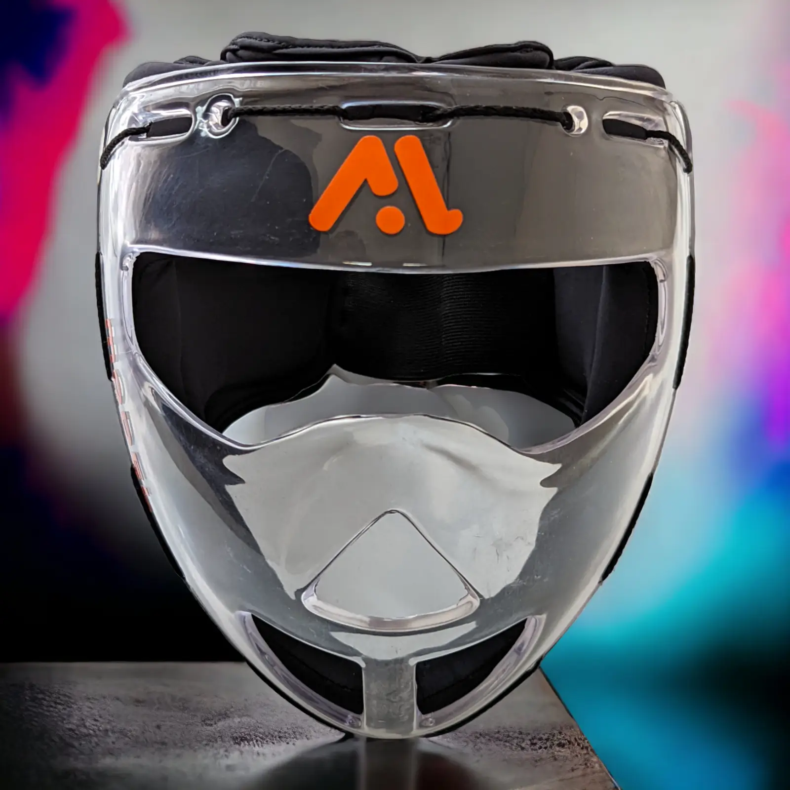 field hockey face mask junior black